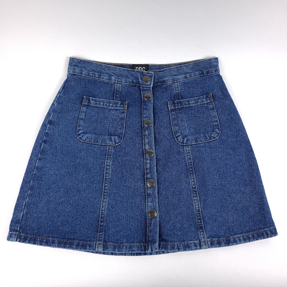 Urban Outfitters “BDG” Denim Skirt Button Up